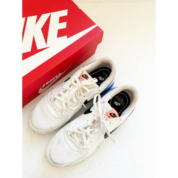 Nike Women's Air Max Excee White Black Atomic Rose Sneaker Tennis Shoe 11 - Picture 2 of 5